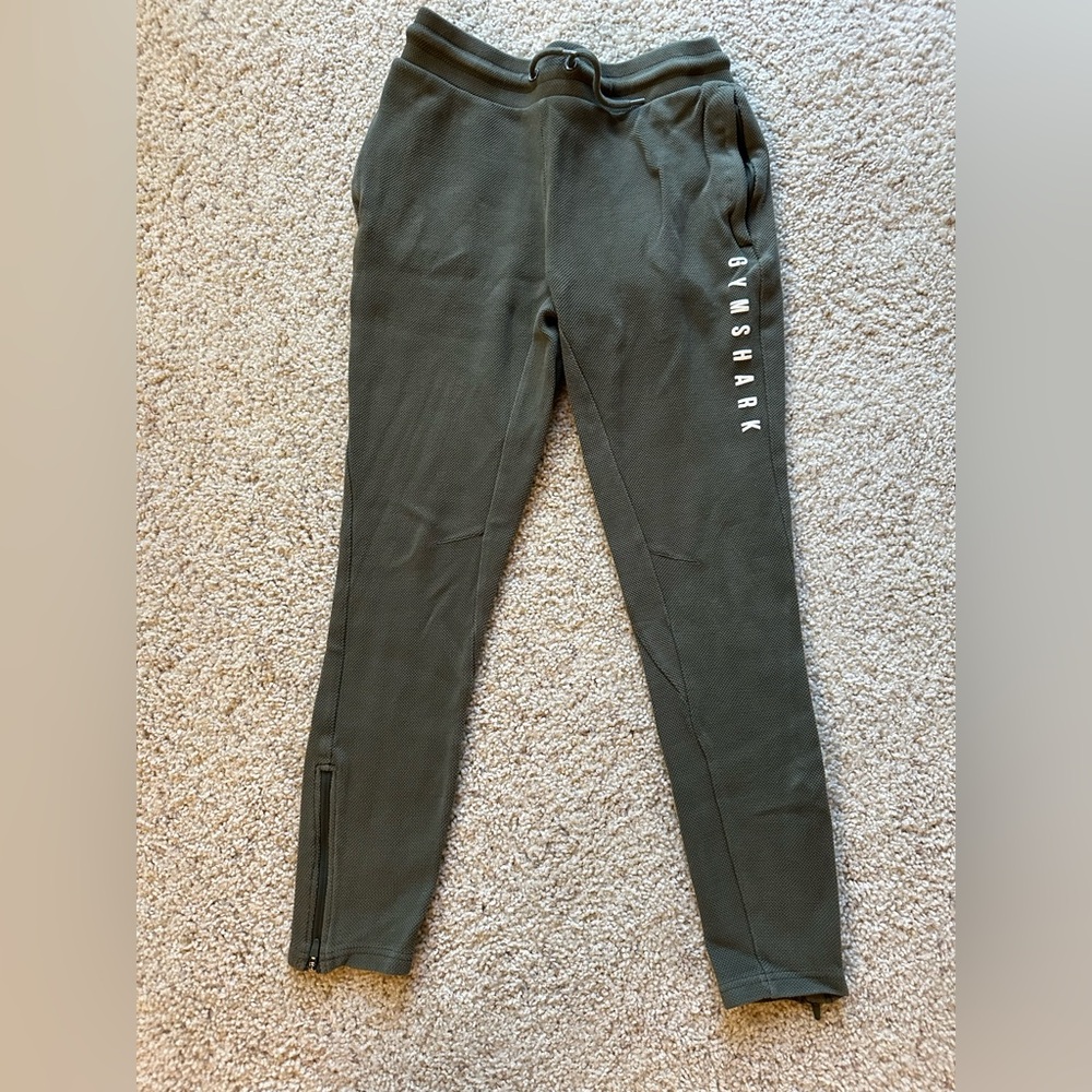 Gymshark Men’s Olive Green Jogger Pants